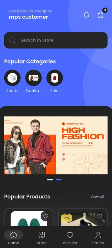 تطبيقات المتاجر الإلكترونية